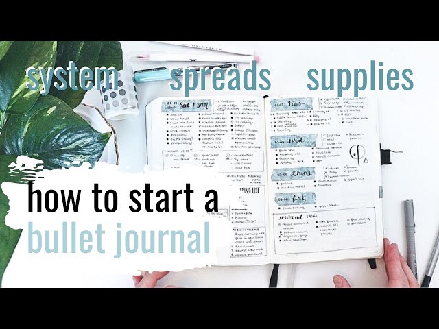 how to start a bullet journal | all you need to know 10 min CRASH COURSE
