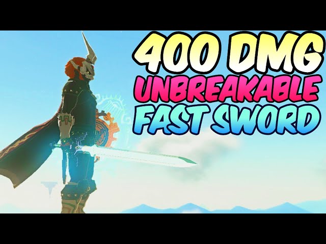 Make 400 Damage UNBREAKABLE Fast Sword in Zelda Tears of the Kingdom