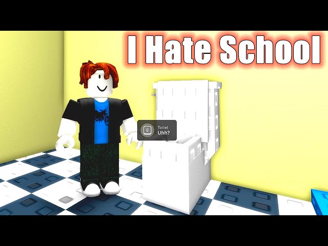I HATE SCHOOL *Poo Ending* Roblox
