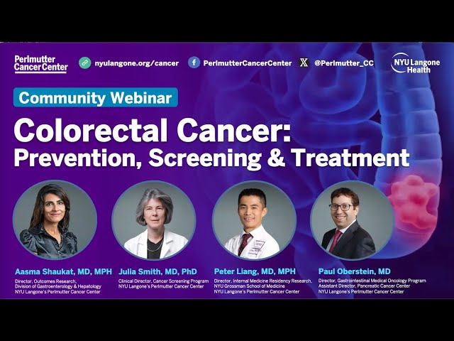 Colorectal Cancer: Prevention, Screening & Treatment
