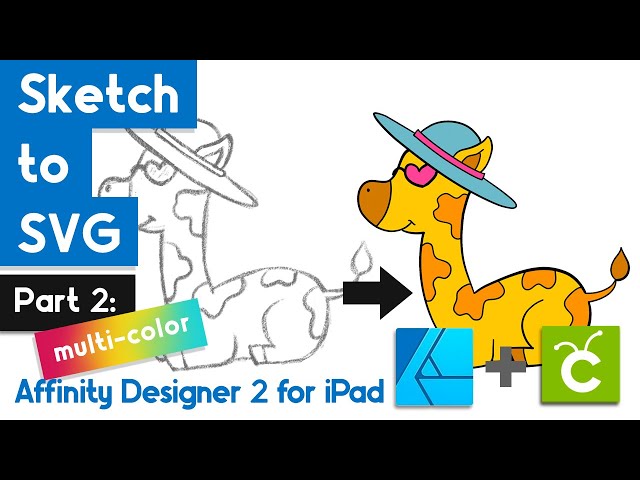 Create a Multi-Color SVG in Affinity Designer 2 on iPad for Cricut
