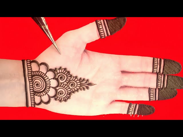 New Beautiful Stylish Mehndi Design | Easy & Simple Back Hand Mehndi Design |Mehandi Ka Design|Henna