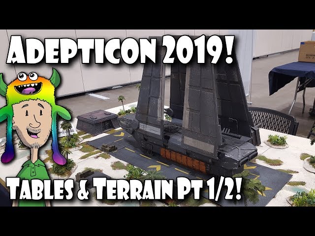 The Tables & Terrain of Adepticon Wargames Show 2019 (Part 1/2)