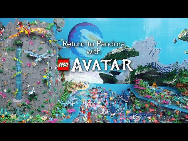 LEGO Avatar 1 Million+ Brick Diorama | BTS