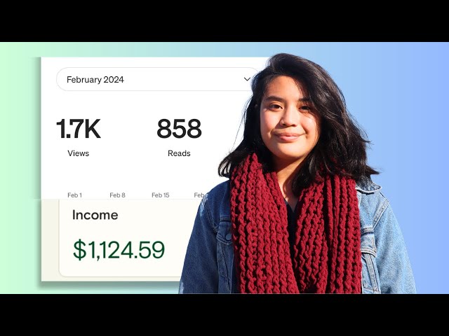 I make $1k month with less than 2k views to prove it's not luck