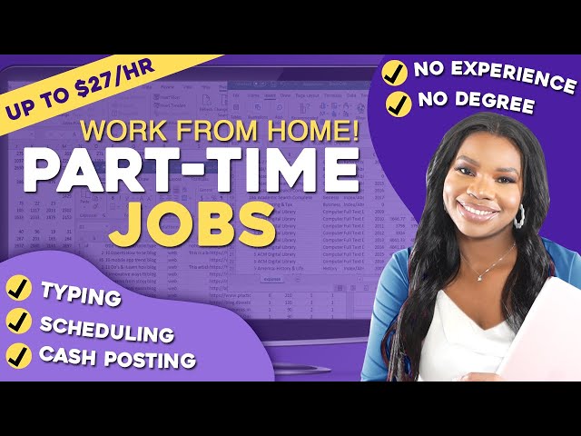 👩🏾‍💻 Part-Time Work From Home Jobs - Up to $27 Per Hour! Beginner Friendly Online Work At Home Jobs!
