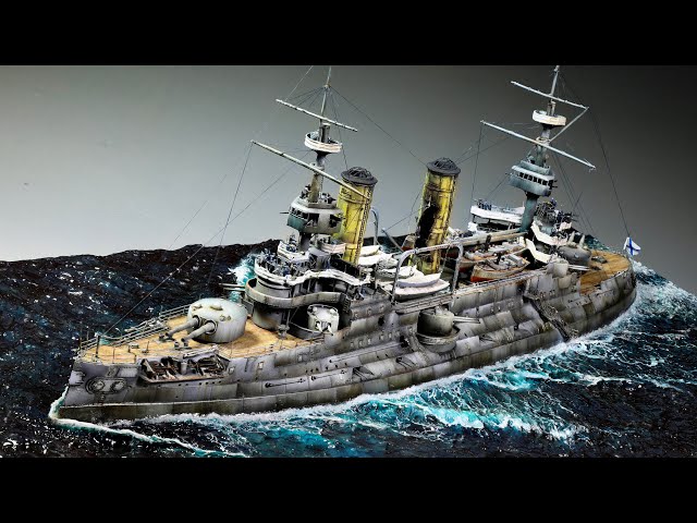 Battleship 1/350 Extreme Weathering - Ship Model