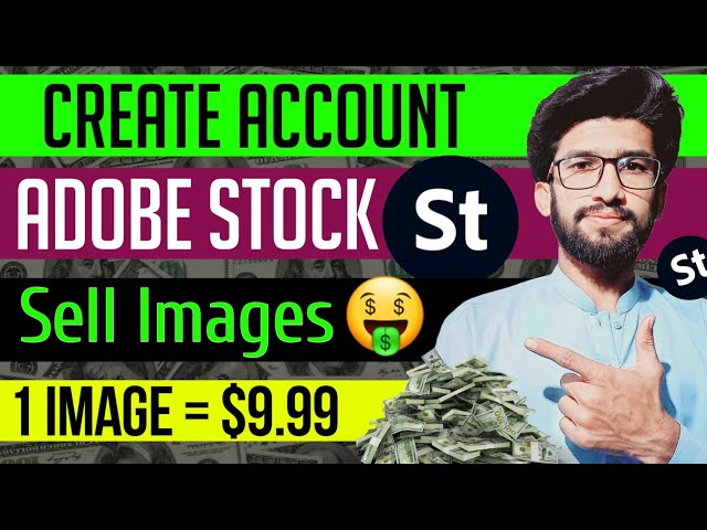 How to Create Adobe Stock Account in 2024 | Make money with adobe stock | make money online