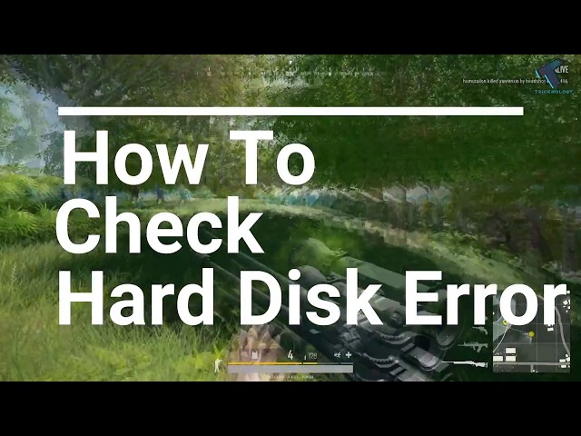 How To Check Your Hard Disk Error | Windows 7