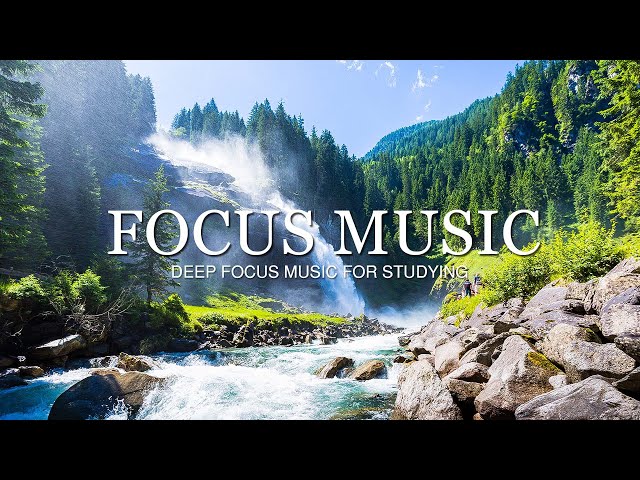 Deep Focus Music To Improve Concentration - 12 Hours of Ambient Study Music to Concentrate #170