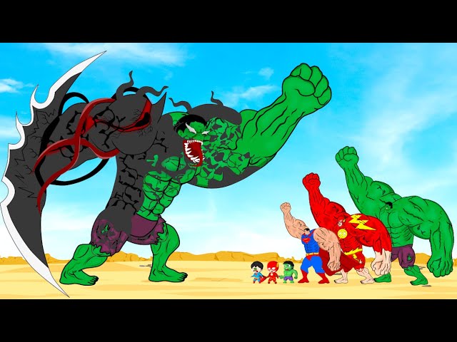 Rescue SUPER HEROES HULK & SUPERMAN, FLASH VS HULK VENOM : Returning from the Dead SECRET - FUNNY