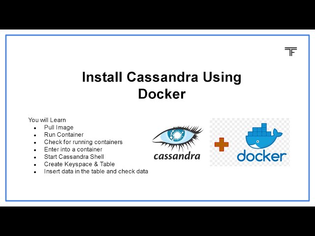 Install Cassandra Using Docker