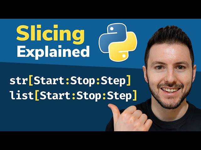Python Slicing String and List | Python Slice Notation Explained
