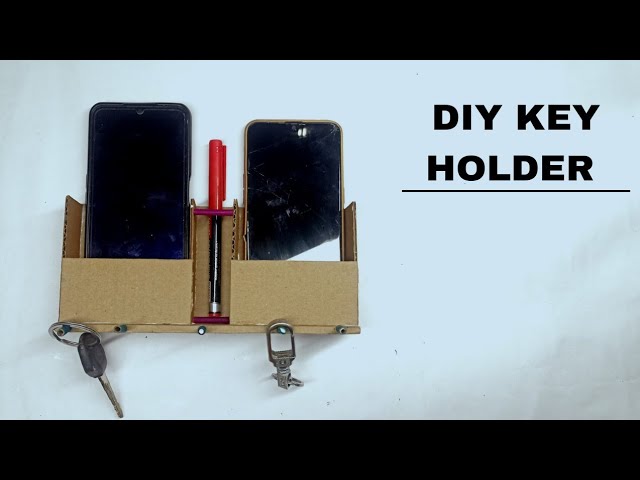 DIY Key Holder With Cardboard | How to make Key Holder With Cardboard