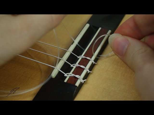 Changing strings on the guitar made easy!