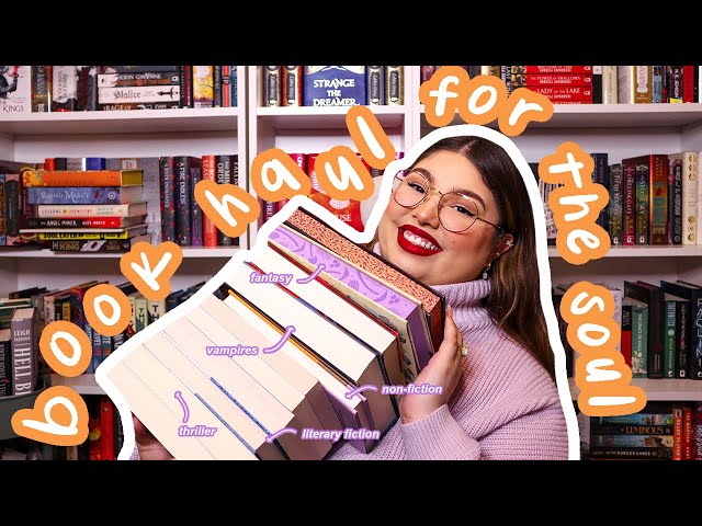huge book haul (more books to add to my tbr and there are no regrets)
