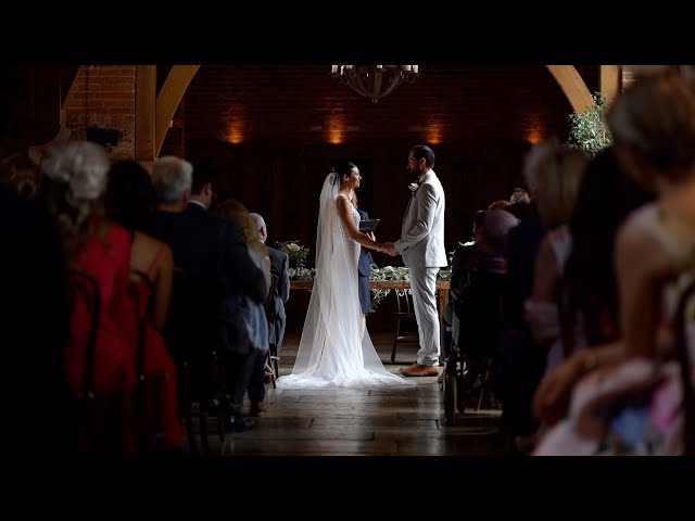Beautiful Personal Wedding Vows | Shustoke Farm Barn Wedding Video