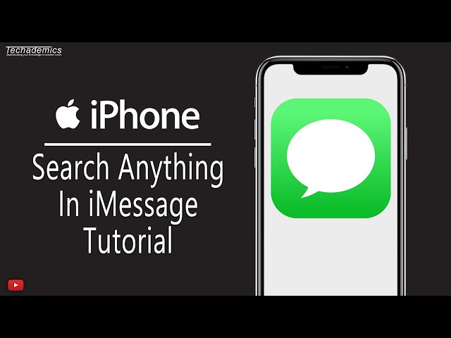 How To Search iMessage On iPhone