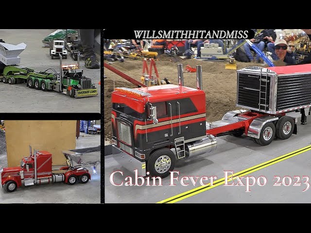 Cabin Fever Model Expo, RC Custom Semi Trucks 2023