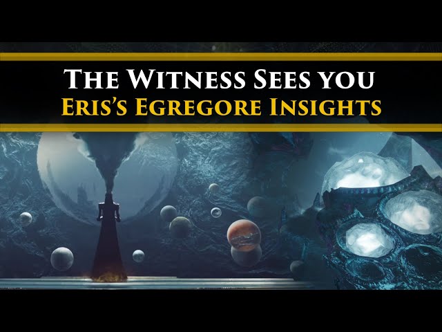 Destiny 2 Lore - Could the Witness be spying on us through The Egregore? Eris & Drifter's Insights!
