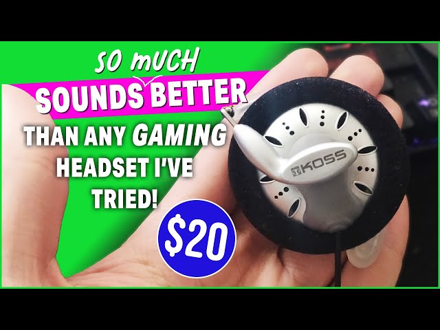 Koss KSC75 2024 Review: Budget Beats Top Gaming Headsets! (Unbeatable value)