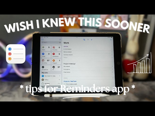 🪄✨Simple way to increase PRODUCTIVITY ➔ Tips + Tricks for Apple Reminders | iPad | Digital Planning