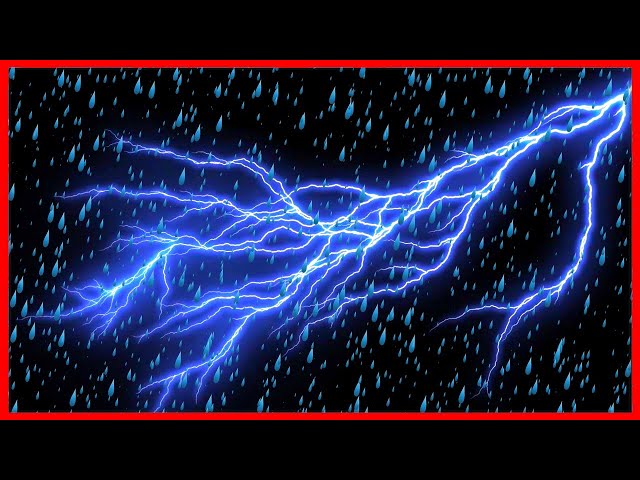 Sounds of Rain and Thunder to Fall Asleep ⛈️ Nature Sounds for Relaxing Mind