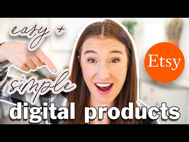 7 EASY DIGITAL PRODUCTS to Sell on Etsy (Create + Sell these Etsy Digital Products FAST 🚀 )