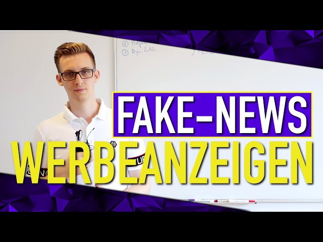 Fake-News bei Werbeanzeigen