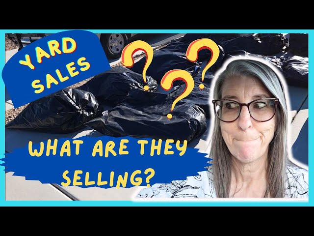 WHAT ARE THEY SELLING?  I Found Profitable Items to Resell on Yard Sale Day in Las Vegas