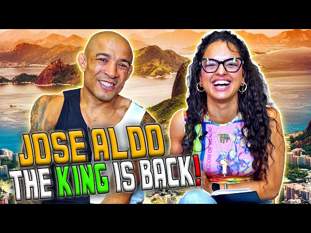 Jose Aldo couldn’t stop laughing LOL. The king of Rio is ready for UFC 301