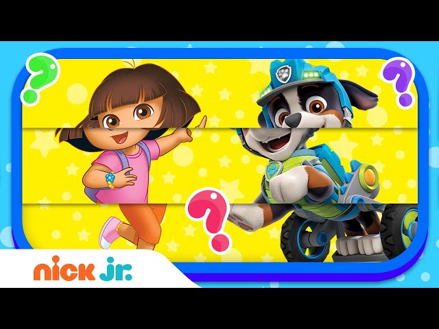 Guess the Character #2 w/ Dora, PAW Patrol & Peppa Pig! | Nick Jr.