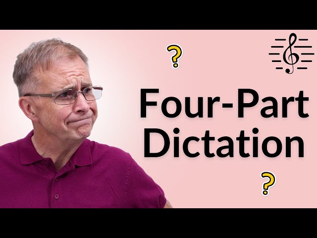 Can You Hear Four-Part Harmony and Write It Down? - Ear Training
