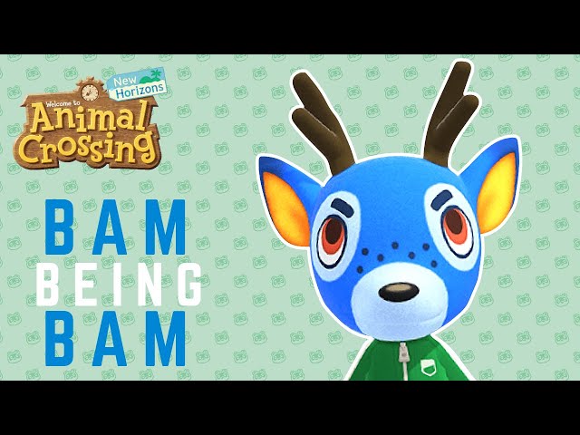 Bam being Bam - Animal Crossing New Horizons