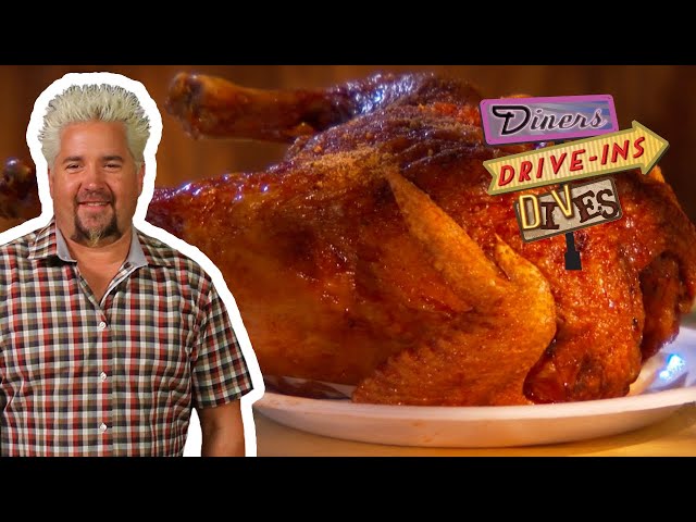Guy Fieri Eats "BANANAS" Whole Fried Chicken in Memphis | Diners, Drive-Ins and Dives | Food Network