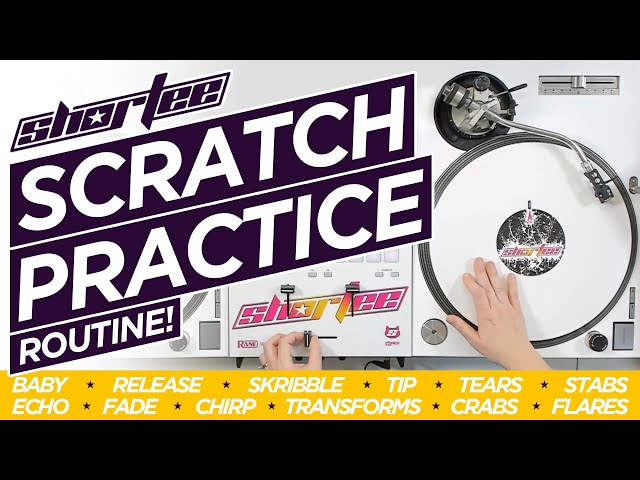 DJ SCRATCH PRACTICE ROUTINE ★ 12+ Scratch Techniques | Q&A Scratch Drill (Improve Your Scratching!)