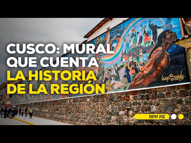 Cusco: conocemos el mural que cuenta la historia de la región #NuestraTierra