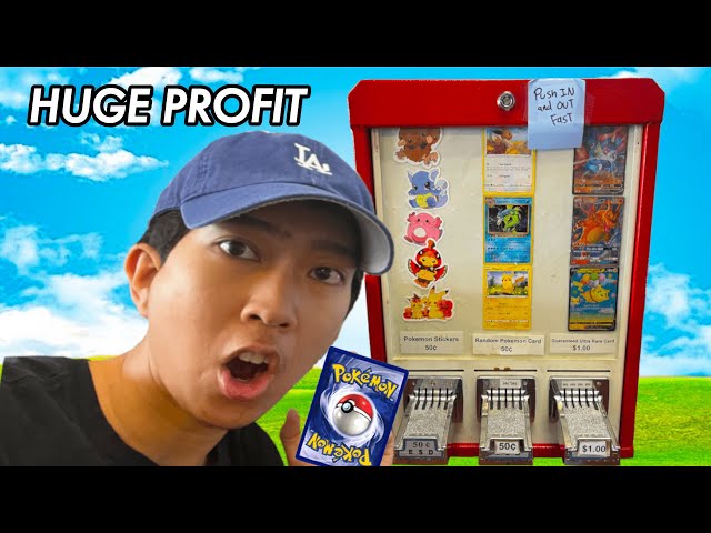 I Made a BIG PROFIT From This Pokémon Vending Machine