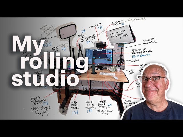 How I make videos: Tour my custom-built mobile video studio