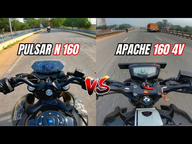 2024 Bajaj Pulsar N160 vs TVS Apache RTR 160 4v | Detailed Comparison | Which One To Buy ?