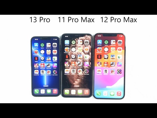 iPhone 13 Pro vs 11 Pro Max vs 12 Pro Max - SPEED TEST!