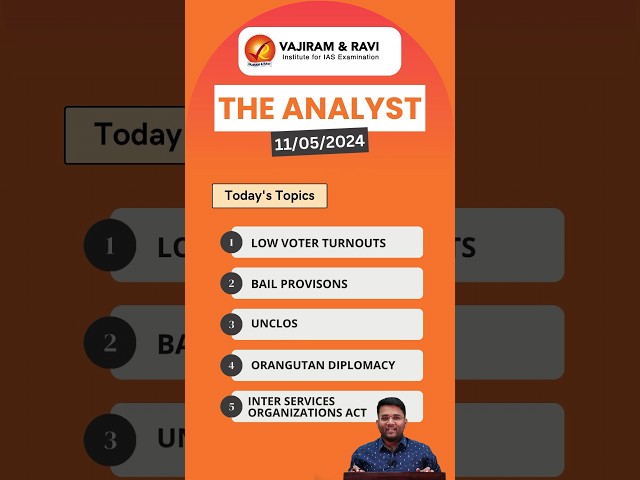 The Analyst | 11th May 2024 | Vajiram and Ravi