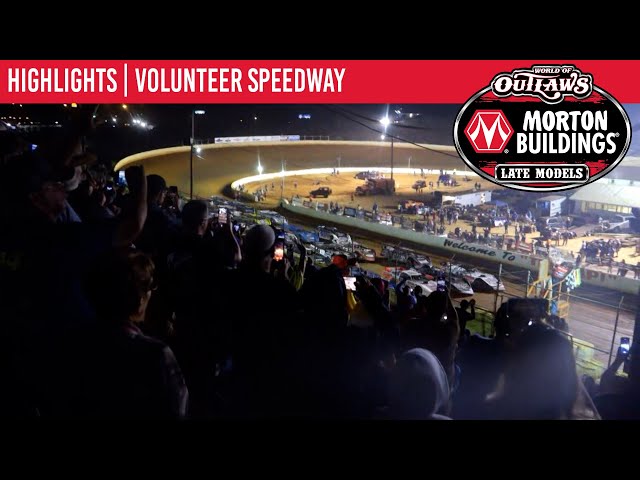 World of Outlaws Morton Building Late Models at Volunteer Speedway September 4, 2021 | HIGHLIGHTS