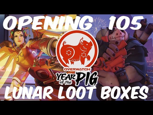 Overwatch: Opening 105 Lunar New Year Loot Boxes 2019
