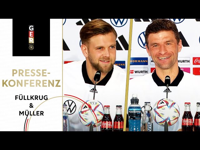 🎙️ PK mit Niclas Füllkrug und Thomas Müller nach Spanien - Deutschland | WM 2022