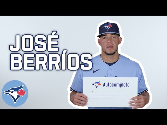 Autocomplete with Toronto Blue Jays pitcher José Berríos!