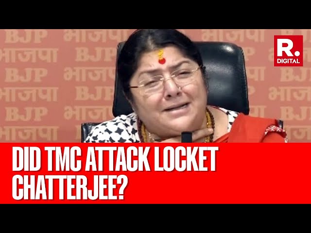 BJP Leader Locket Chatterjee Claims She Was Assaulted By TMC Supporters