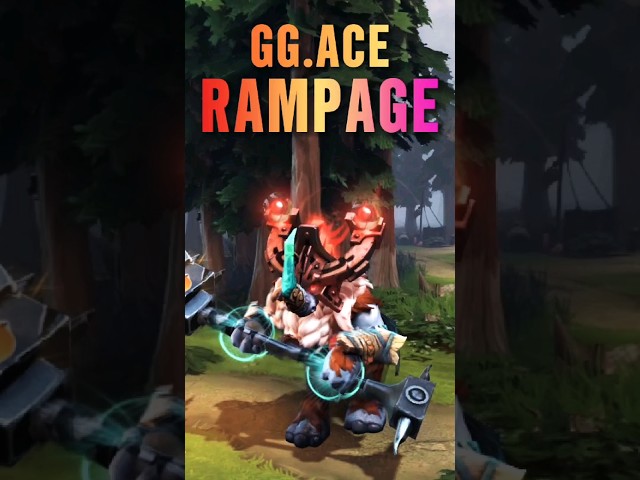 GG.Ace Rampage Against Team Spirit #dota2 #magnus #rampage