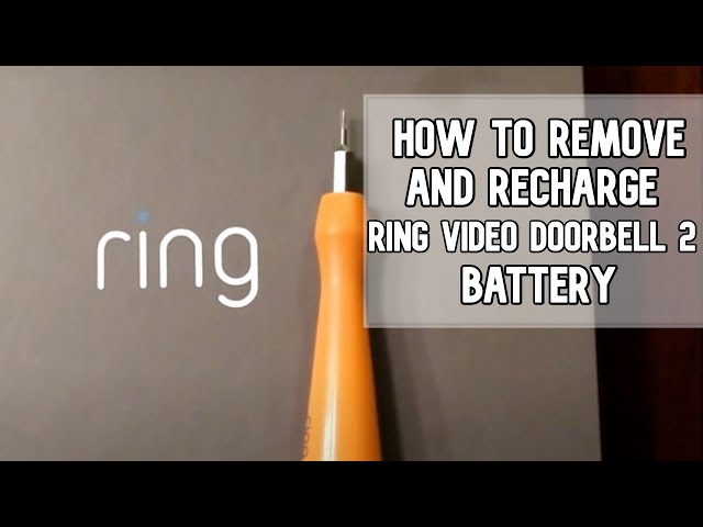 How to replace and charge Ring Video Doorbell 2 (1st gen) battery DIY video | #diy #ring