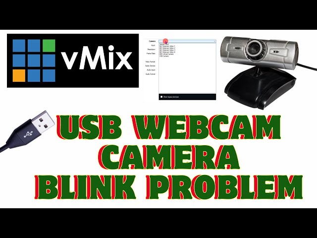 WebCam Flickering Issue Fixed vMix | Blinking Problem of Webcam vMix Software | vMix Hindi tutorial